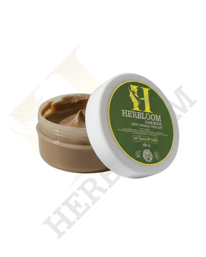 🌿 HERBLOOM Hair Mask – Deep Herbal Therapy
