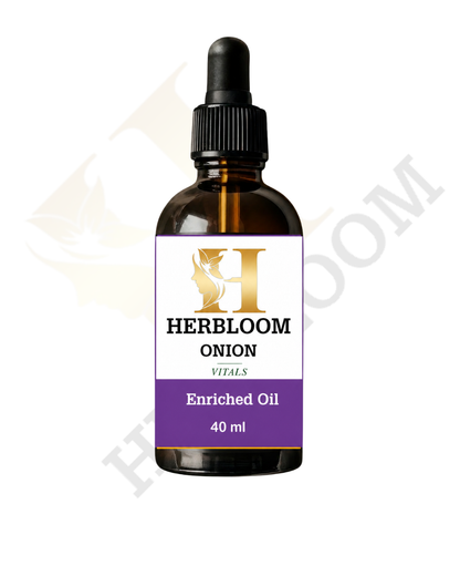 🧅 HERBLOOM Onion Oil – Stronger Roots, Healthier Hair